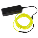 2PCS Luminescent Neon LED Lights Glow EL Wire String 5 Meters Blue Green