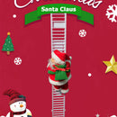 Electric Ladder Santa Claus Toys Christmas Ornaments Desktop Decorations A