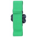 Green Faux Leather Flower 7.5cm Wide Elastic Cinch Belt for Women