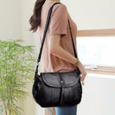 Tassel Women Casual Messenger Handbags Big Capacity Shoulder PU Leather Bag