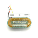 LED 24V Truck Oval Guide Light Three-Color LED Side Lamp for Car Trailer