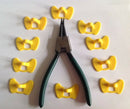 20PCS Pinless Peepers with Pliers - Chicken Blinders spectacles