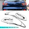 4Pcs Car Tail Light Cover Trim Frame Abs Chrome Decoration For Renault Kadj J7P4