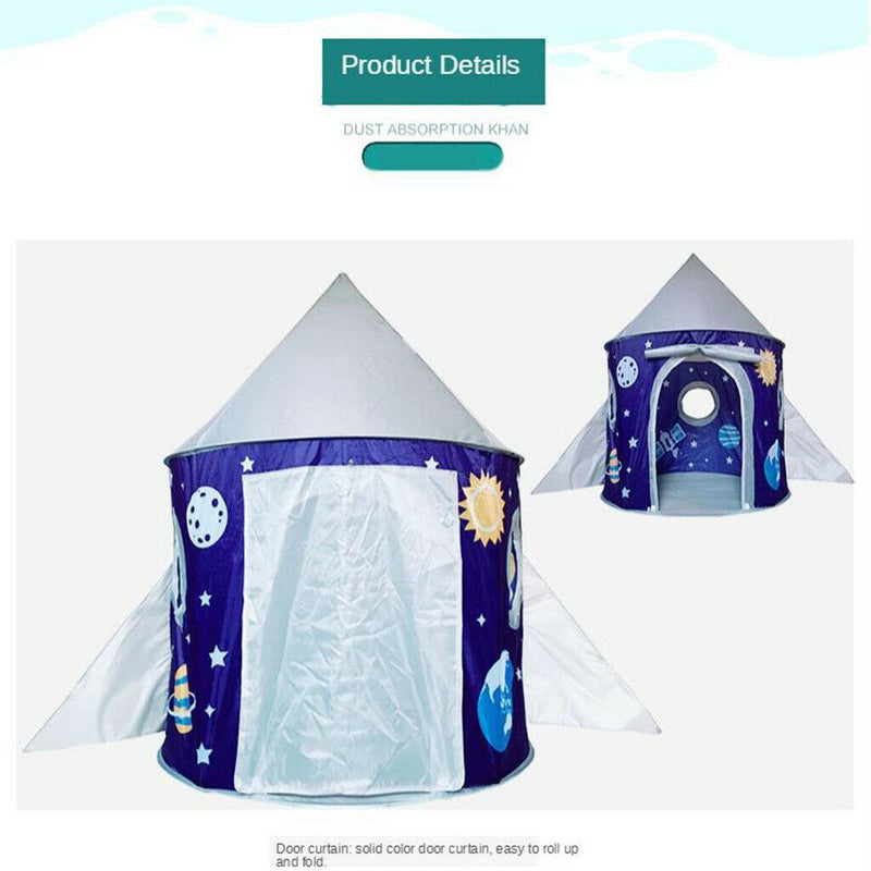 Kids Space Themed Playtent Nursery Playset Beach Toys Room Cartoon Castle