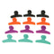 12pcs Colorful Hair Claw Salon Clip Clamps Set Hairdressing Tool Accessories