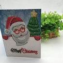 Christmas Cards 5D DIY Diamond Painting Round Drill Greeting Thank You Card
