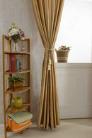 100x200cm Tulle Door Window Curtain Drape Panel Sheer Valance Divider Coffee