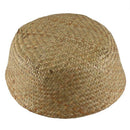 Seagrass Wickerwork Basket Rattan Foldable Hanging Flower Pot Planter Woven N6W8