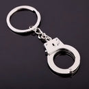 Beautiful Keyring Gadget Lover's Gift Double Handcuffs Metal Key Fob Keychain M&