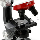 Kids Students Beginner Microscope with LED 100X 400X 1200X Magnification