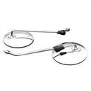 2pcs Universal Motorbike Scooter Moped 8 mm Rearview Mirror for Dirt Bike