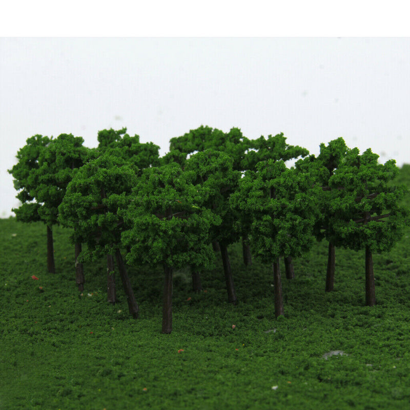 80Pc Plastic Green Trees Train Railways Park Architecture 1/150 1/200 1/250