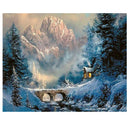 Beautiful Winter Scenery Diamond Painting Snow White Snow Mountain Diamond