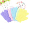 5Pair Exfoliating Body Scrub Gloves Shower Bath Mitt Loofah Skin Massage Spon Cy