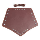 Medieval Knight Lace Up Wristband Wide Cuff Bracelet Costume Arm Armor Brown