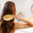 Natural Bristle Hair Brush Scalp Massage Wooden Handle Air Bag Soft Comb