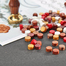 100pcs Retro Octagon Sealing Wax Grain Fire Painting Pill Stamping Envelope
