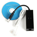 USB 56K External Dial Up Voice Fax Data Modem Windows 10 / 8 / 7 / XP / Vista OZ