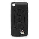 Folding Car Flip ABS Durable Remote Key Case 3 Button  C2 C3 C4 C5 C6
