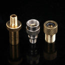 Bike Bicycle Presta to Schrader Valve Adapters+ Presta Valve Extension