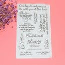 English Transparent Stamps For DIY Scrapbooking Album Paper Cards Decor D  Z