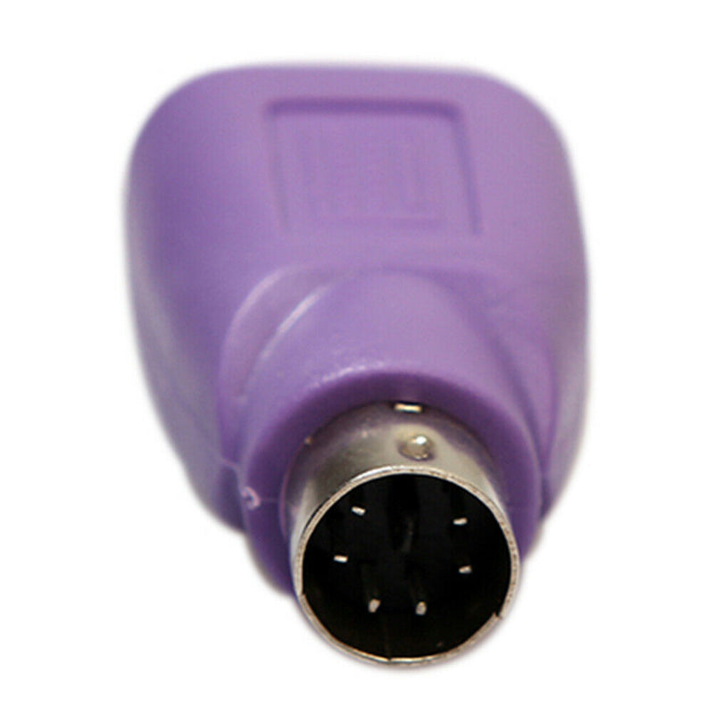 2pcs PS2 Male to USB Female Adapter Computer Mouse Keyboard Converters