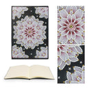 DIY Flower Special Shaped Diamond Painting 50 Pages A5 Sketchbook Notebook