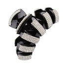 Fashion Full Crystal Rhinestone Hair Claw Clamp Clip Headpiece Accessory