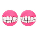 Indestructible Dog Balls( 2-Pack,Random Color )- Tough Strong & Non-Toxic Chew