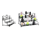 3 Tiers Heart Metal Nail Polish Shelf Rack Cosmetic Varnish Display Stand Holder
