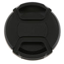 62mm  Center-Pinch Lens Cap, Perfect Fit Camera Lens Cover, Made Of Plastic -