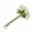 Ivory Artificial Foam Rose Bouquet 10 PE Floral Flowers Bridal Wedding Deco I4C8
