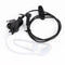 3.5mm Mono Jack Listen Only Transparent Acoustic Tube Earpiece Earphone #gib