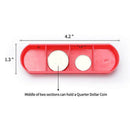 Weekly 7 Day 28 Slots Pill Box Medicine Storage Organizer Compartment Container