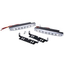 2pcs 8led daytime running light car drl the fog driving daylight head drl lamp F