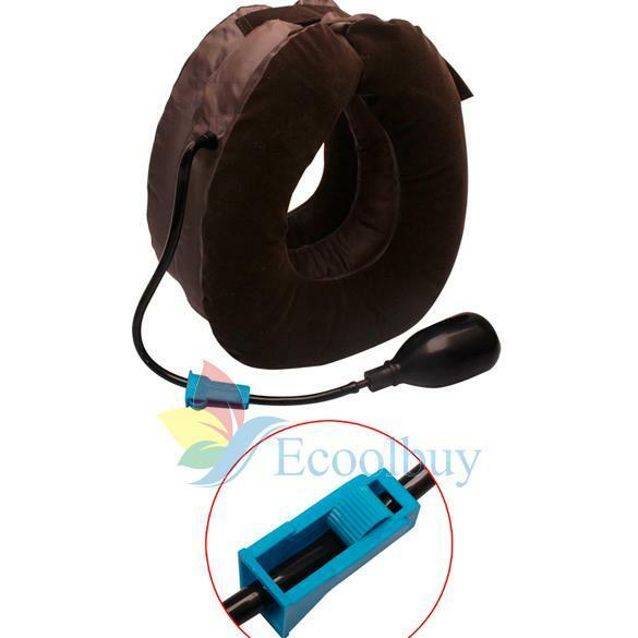 Air Cervical Neck Traction Soft Brace Device Pain Relax Brace Support Pillow #A