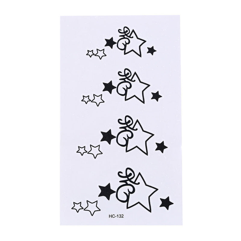 Cute Waterproof Star Arm Temporary Tattoo Stickers Body Art Removable Tatoo JwTO