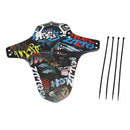 1pc Black Mountain Bike Fender Bicycle Front Rear Mudguard 26.5 x 27.5cm3cC