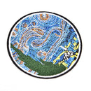 2pcs/lot Painting The Starry Night Embroidery Sew Iron On Patches DIY Applique3c