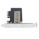 M.2 NVMe SSD to PCIE 3.0 X4 Adapter M Key interface Card with Heatsink for PC