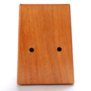 17-Key Thumb Finger Piano African Mbira Mahogany Wood Kalimba (Letter)