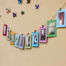 100 2.5cm Mini Wood Craft Wooden Pegs Photo Paper Clips Notes Message Folder