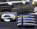 Triple Chrome Car vehicle Door Handle Covers Trim Cap  fit for KIA 2009 2005+ Ne