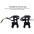 8pc Cycling Road Bike Mountain Bicycle Toe Clips With For Bike Pedal Set T9 H9M1