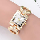 Lvpai Women's Watch Crystal Diamond Bracelet Stainless Steel Quartz Wrist Watch
