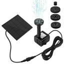 Solar Fountain Water Pump Panel Garden Pond Pool Submersible Watering Kit L3M2