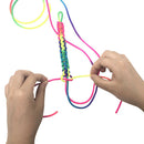 Rainbow Colorful Fumble Finger Thread Rope Kids Educational Developmental Toys