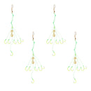 Explosive Spring Fishing Circle Hook Fluorescent Barbed Fishing Hook L
