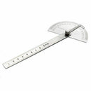 Stainless Steel 180 degree Protractor Angle Finder Measuring B4G0 Ruler Arm L6C2