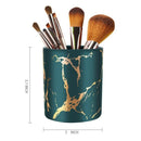 Pen Holder, Stand for Desk Marble Pattern Pencil Cup for Girls Kids Durable